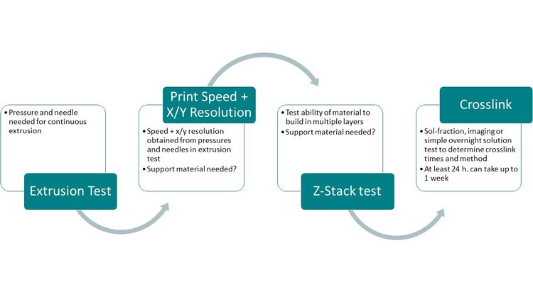 bioink development and optimization how to determine print parameters for a bioprinter